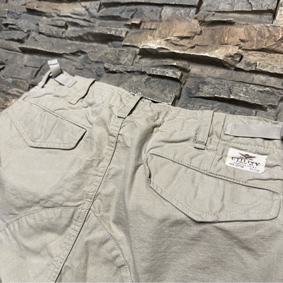Polo Ralph Lauren Surplus Utility Slim Fit Canvas Cargo Pants Mens 34x32 Beige - Picture 8 of 11